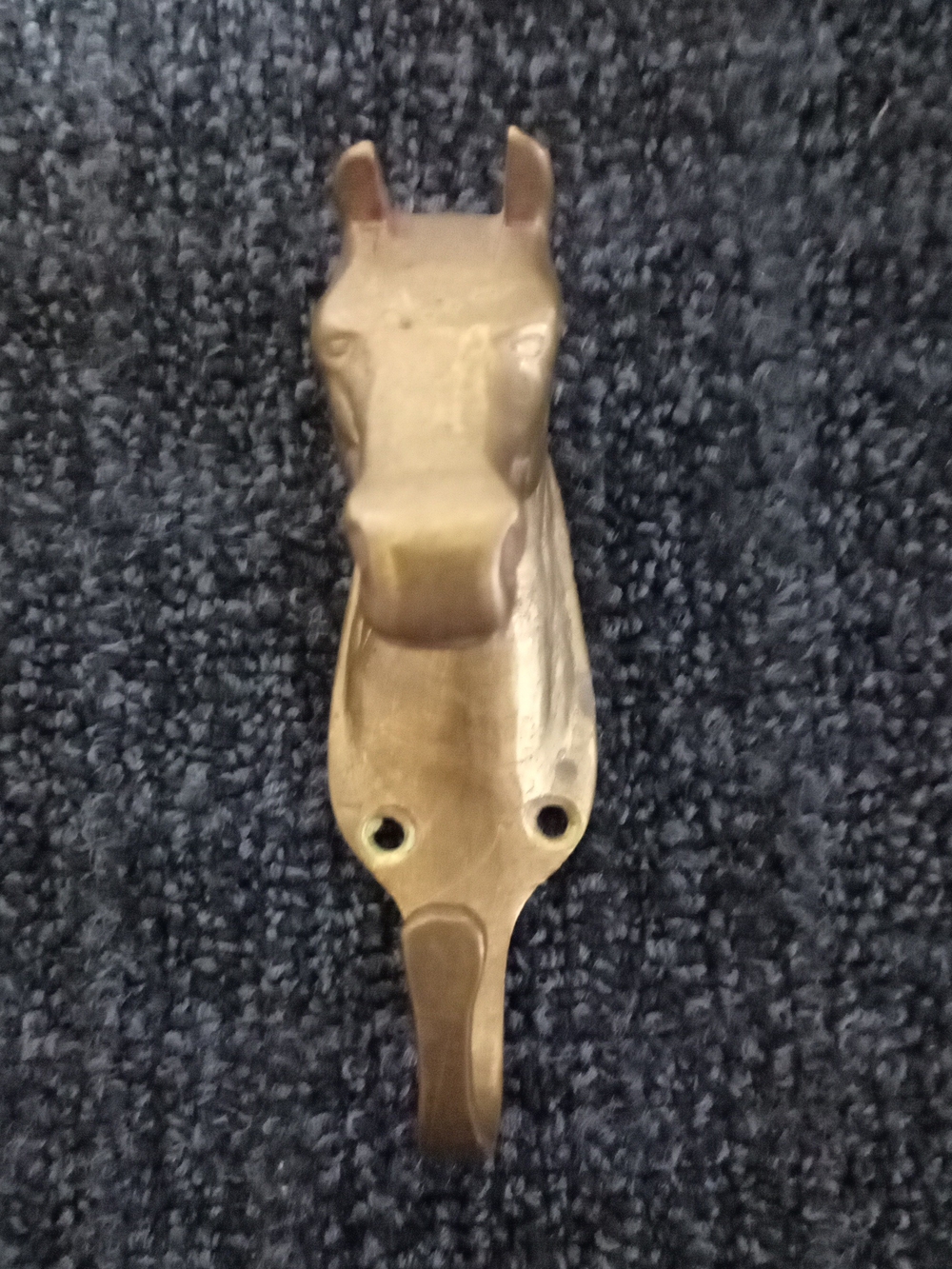 Brass Horse Head Wall Hook